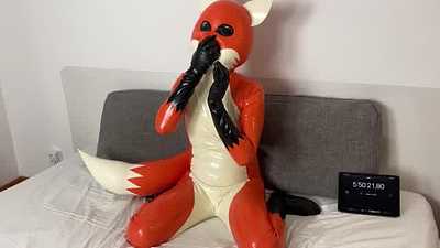 Locked in the rubber fox for a very long time..