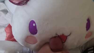Rabbit plush bukake