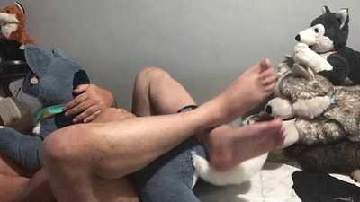 Plushie Aspen First Time he Got Treats!!