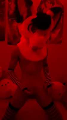 Subby kitty getting off