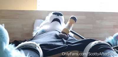 Strapped Down in Segufix and Milked beyond orgasm