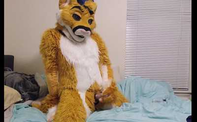 Cougar jock fucks his toy after game