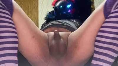 Getting my small dick ready to be buzzed