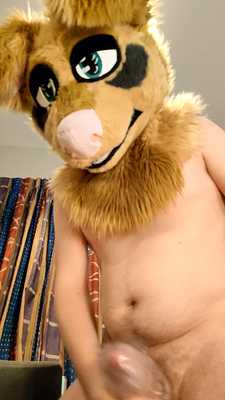 Hung Puppy breaks fleshlight and cums everywhere!!!